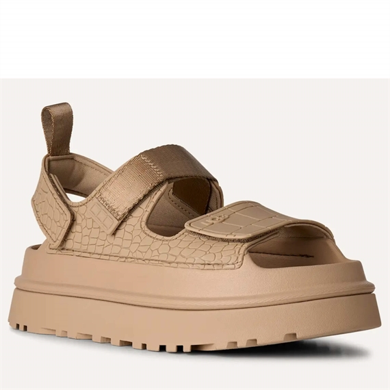 UGG Goldenglow Embossed Sandaler, Mustard Seed 